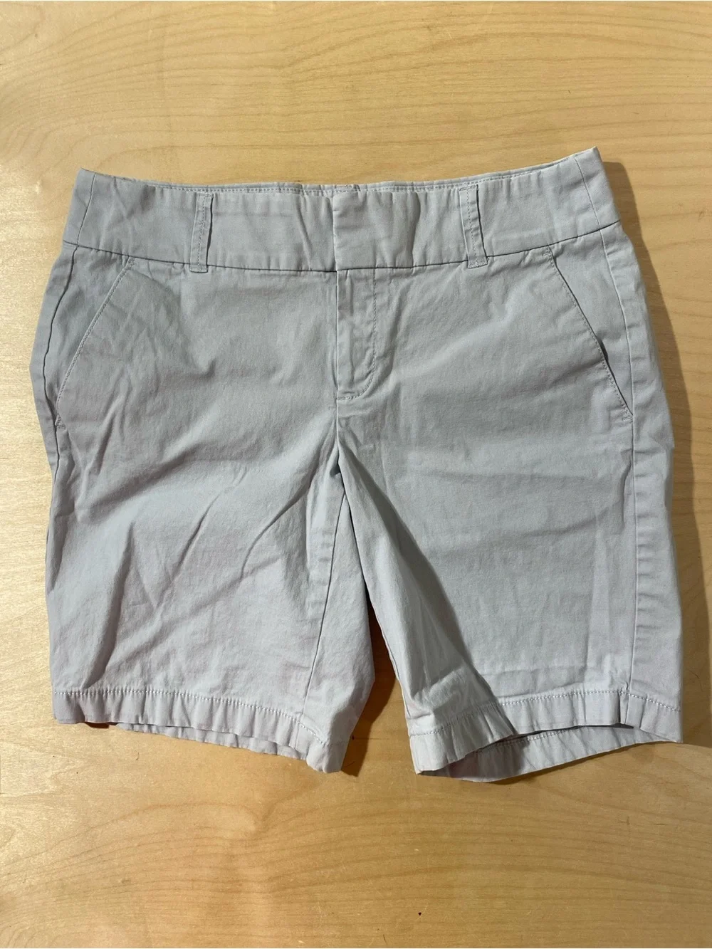 J. Crew Light Gray Casual Bermuda Shorts 4 (SA)